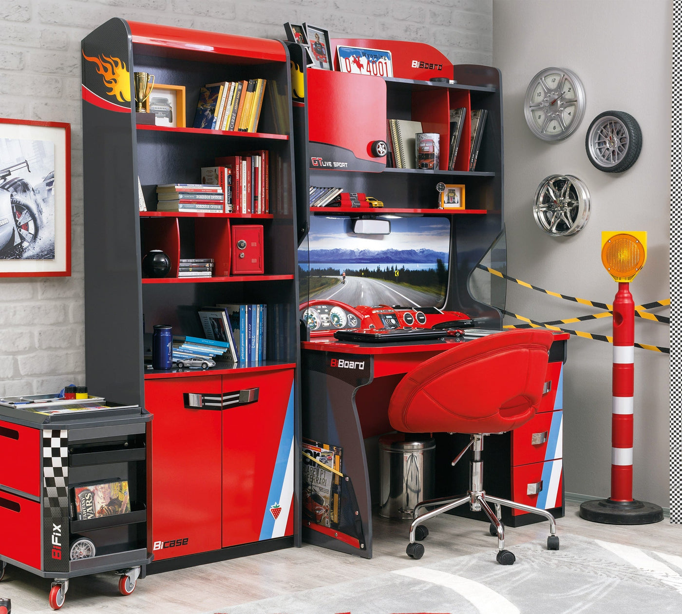 Champion Racer Bookcase