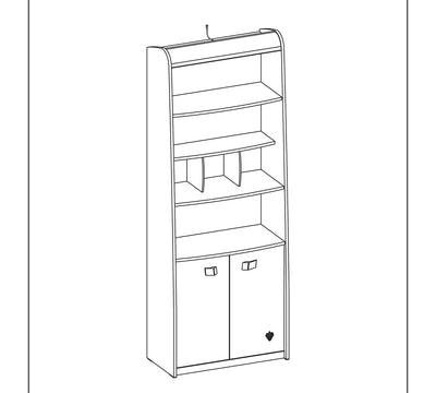 Champion Racer Bookcase