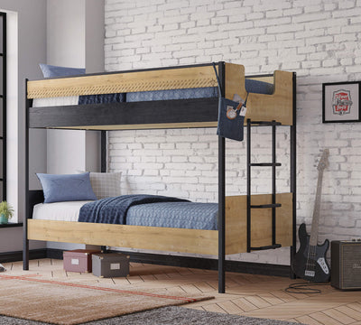 Black Line Bunk Bed [90x200 Cm]